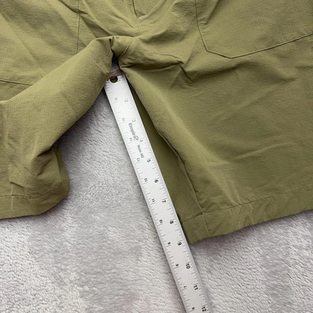 01.Algo Shorts Mens 31 Olive Green Performance Cordura Nylon Spandex Utility